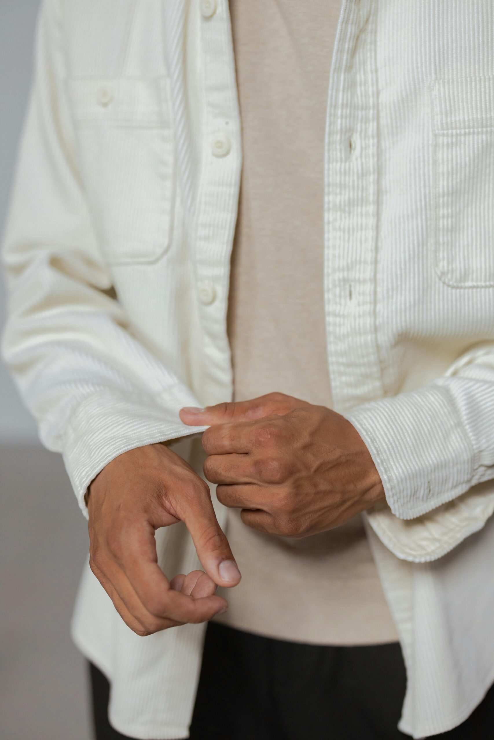 Men's Premium Casual Cotton Shirt - Long Sleeve Button Down - Image 4