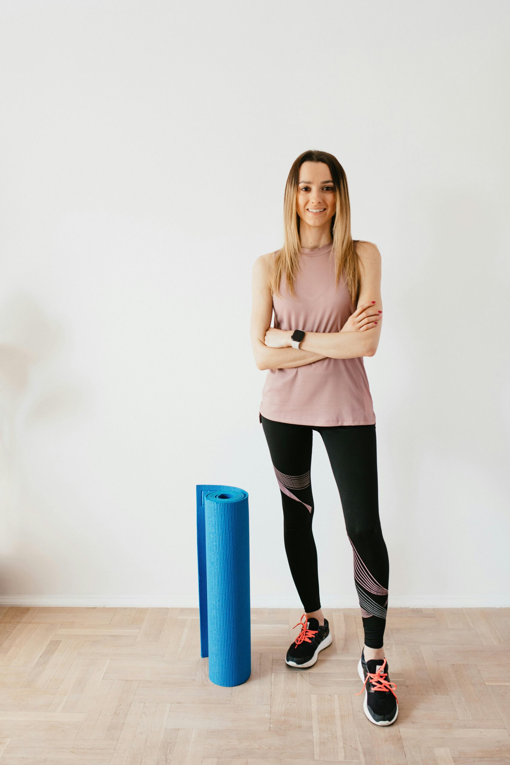 Athletic Leggings - Women's High-Waisted Yoga Pants