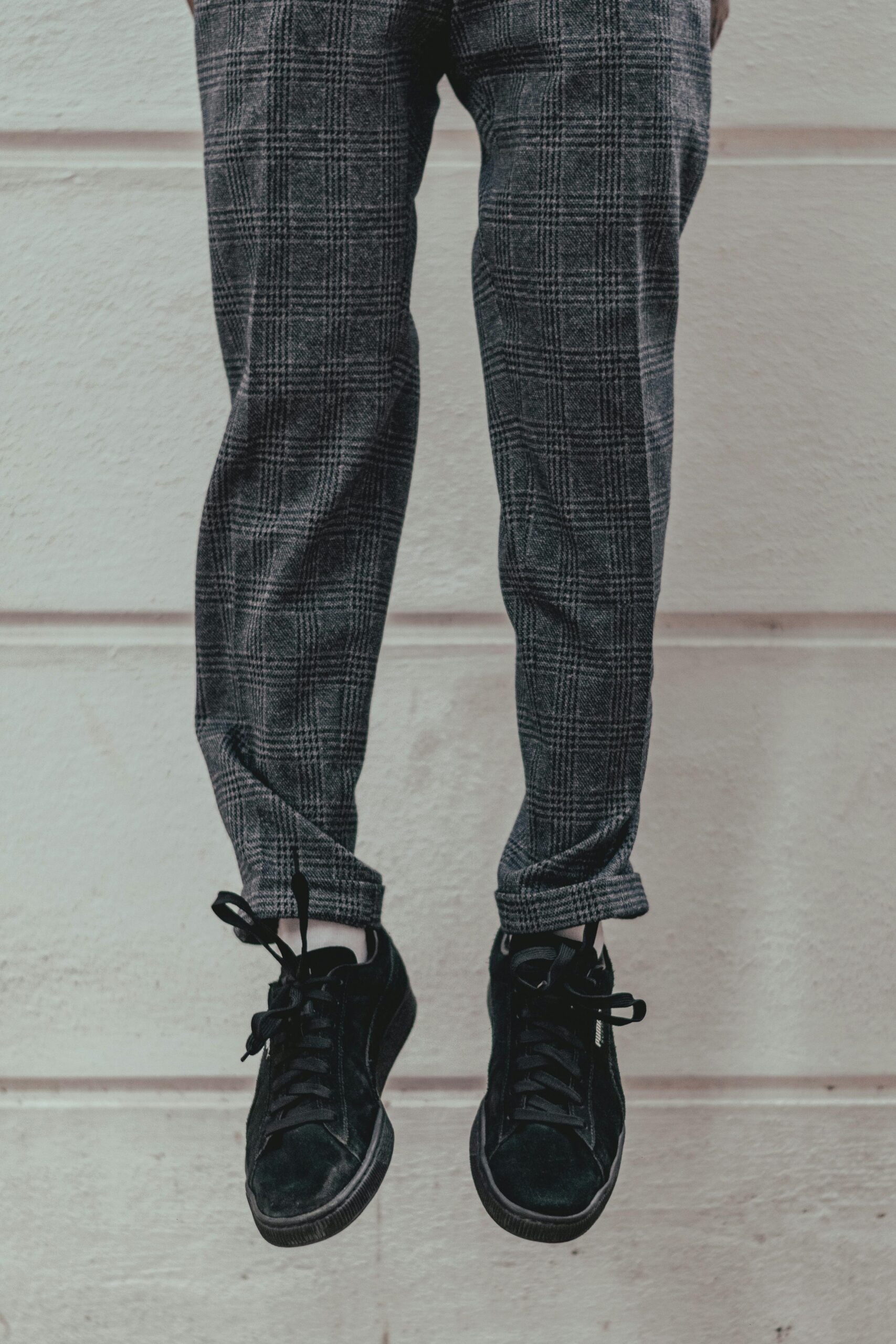 Black chino pants men's slim fit